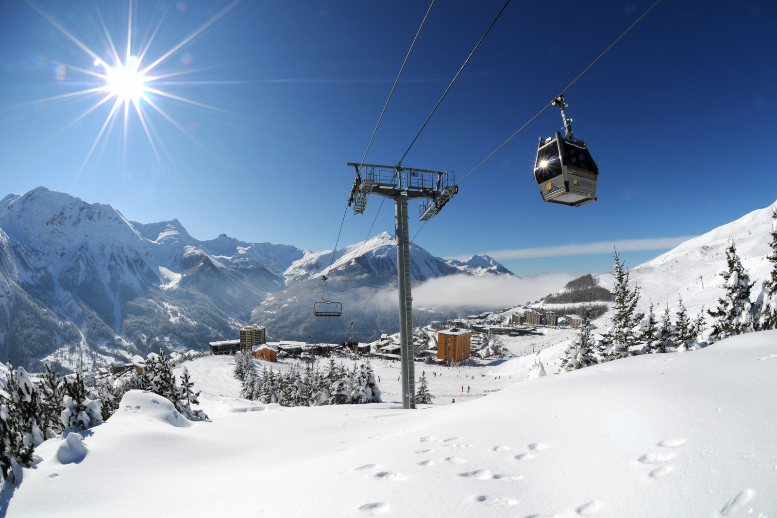 Orcieres merlette magnifique station de ski au coeur des Hautes-Alpes